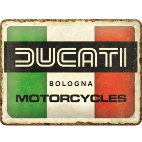 Metal tin sign Ducati Italy Giugiaro 15x20