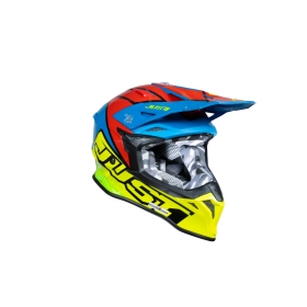 Helmet Just1 J39 Thruster Fluo Yellow/Red/Blue 