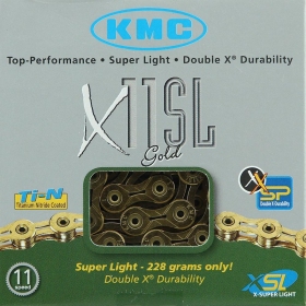 KMC chain X11SL 11 speeds 118L gold