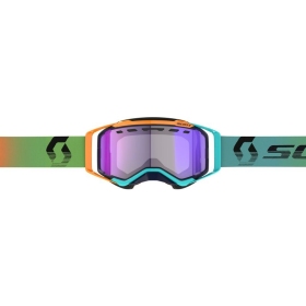 Scott Goggle Prospect Snow Cross LS blue/orange / light sensitive blue chrome