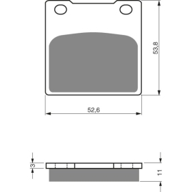 GOLDFREN Brake Pads 068 AD Honda