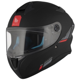 MT Targo S Solid Matt Black Helmet