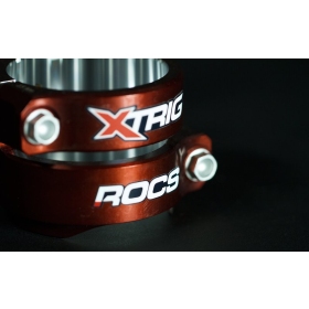 XTRIG ROCS Tech Triple Clamp Red GAS GAS EC / RIEJU MR 250-300cc 2018-2021 (offset 22,5mm)