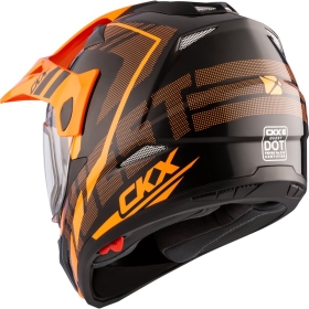 CKX Quest RSV Moosek orange Motocross Helmet (with heated visor)