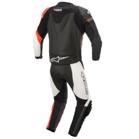 Alpinestars Leather suit GP Force Phantom V2 2 PCS Black/White/Fluo Red