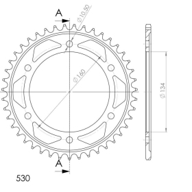 Supersprox / JT Rear sprocket 1306.43