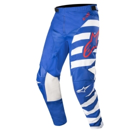 Alpinestars kelnės Racer Braap, mėlyna/balta/raudona