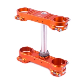 XTRIG ROCS Pro Triple Clamp Orange GAS GAS / HUSQVARNA / KTM 125-500cc 2007-2023 (offset 20-22mm)