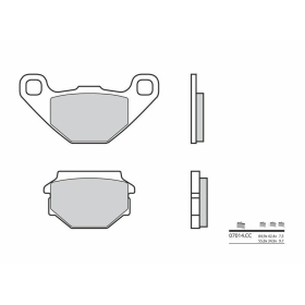 BREMBO Scooter Carbon Ceramic Brake pads APRILIA RX 125 1991-1992