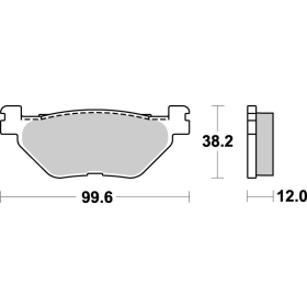 Sbs Brakepads 768LS Sintered