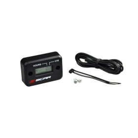 Scar hour meter Black