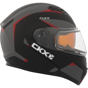 Flip-Up Helmet CKX RSV Control Red (with heated visor)