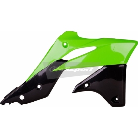 Polisport radiator scoop KX250F Black / Green 