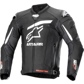 Alpinestars GP Plus R V4 Rideknit Leather Jacket Black / White