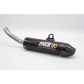 HGS 2T Racing silencer black  GasGas MC / Ktm SX / Husqvarna TC