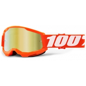 Off Road 100% Strata 2 Junior Goggles For Kids (Mirrored lens)