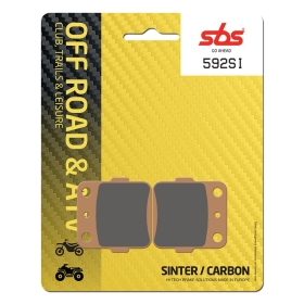 Sbs Brakepads 592SI Sintered Offroad  ARCTIC CAT / HONDA / KAWASAKI / SUZUKI / YAMAHA