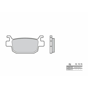 BREMBO Scooter Sintered Metal Brake pads HONDA ADV/ FORZA/ SH 125-350, PEUGEOT METROPOLIS 400