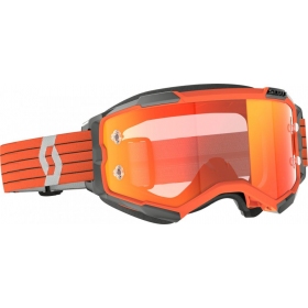 Off Road Scott Fury Chrome Orange/ Grey Goggles