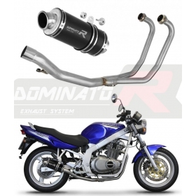 Exhaust kit Dominator GP1 BLACK SUZUKI GS 500E 1989-2009