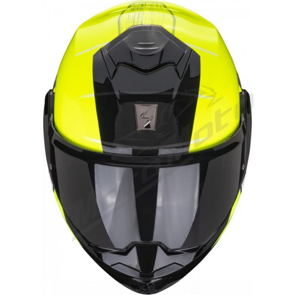 Scorpion Flip up Helmet Exo-Tech Evo Solid Motorcycle with Sun