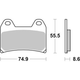 SBS Brakepads 706RST Racing Sintered APRILIA / BENELLI / BMW / DUCATI / HUSQVARNA / KTM / MOTO GUZZI	/ VICTORY