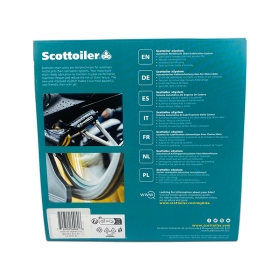 SCOTTOILER Xsystem 3.0 elektroninis grandinės tepimo rezervuaras + 250ml "Scottoil Standard blue" tepalas