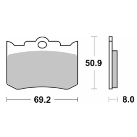 Sbs Brakepads 678HF Ceramic Indian