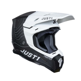 Helmet Just1 J22 C Frontier Black/White/Carbon Matt 