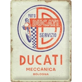 TIN SIGN 30x40 DUCATI MOTO SERVIZIO