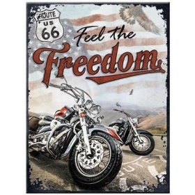 Magnet ROUTE 66 FREEDOM 6x8