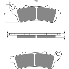 GOLDFREN Brake Pads 135 AD Honda / Kawasaki / Peugeot