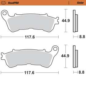 Moto-Master Brakepads Honda