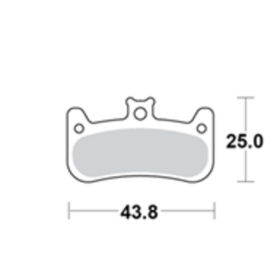 Motomaster Brake pad bicycle Organic: Formula Cura 4