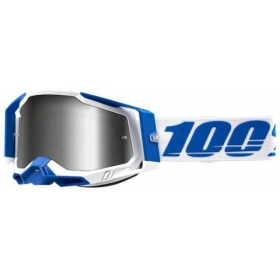 Krosiniai 100% Racecraft 2 Extra Isola akiniai (Veidrodinis stikliukas)