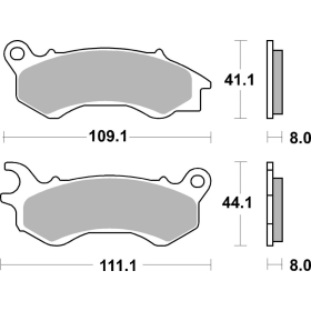 Brembo Brakepads Carbon-Ceramic TRIUMPH / HONDA / SUZUKI / YAMAHA / KAWASAKI / BMW / MV AGUSTA