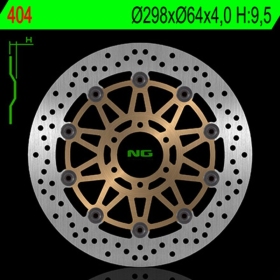 NG BRAKES 404 priekinis plaukiojantis stabdžių diskas APRILIA / CAGIVA / DUCATI / MOTO GUZZI / MOTO MORINI / YAMAHA 