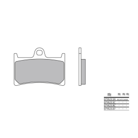 BREMBO Street Sintered Metal Brake pads YAMAHA 125-1700cc 1989-2024