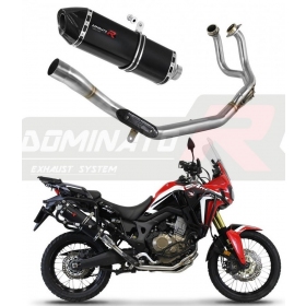 Exhaust kit Dominator HP7 BLACK HONDA CRF 1000L Africa Twin 2015-2017