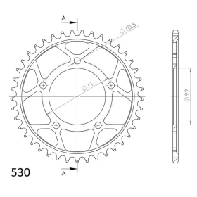 Supersprox / JT Rear sprocket 1493.42 42t