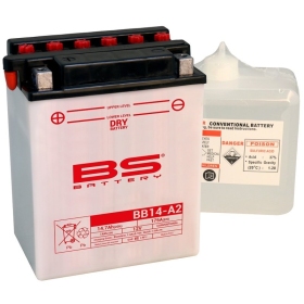 BS BATTERY Battery High performance with Acid Pack - BB14-A2 12V 14.7AH