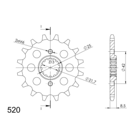 Supersprox / JT Front sprocket 516.15