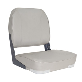 OS DELUXE FOLD DOWN SEAT UPHOLSTERED GREY