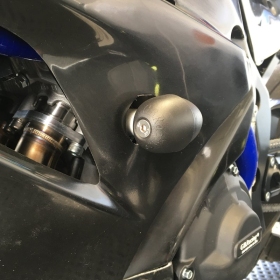 GBRACING Bullet Left Crash Protectors Black Suzuki GSX-R1000