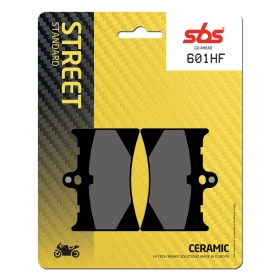 Sbs stabdžių trinkelės 601HF keraminės APRILIA / BENELLI / GILERA / KTM