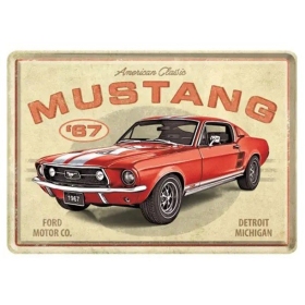 Metal tin sign FORD MUSTANG GT 15x20