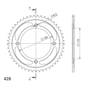 Supersprox / JT Rear sprocket 217.52 52t