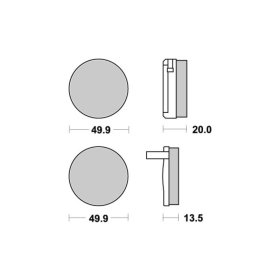 Sbs Brakepads 502HF Ceramic HONDA