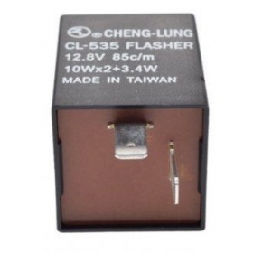 Flasher relay 2contact pins 12V 10Wx2+3,4W