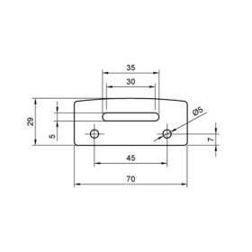 HIGHSIDER Mounting Plate For Various License Plate Lights